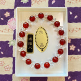 Crystal Bracelet with Agate and Sodalite Gemstone